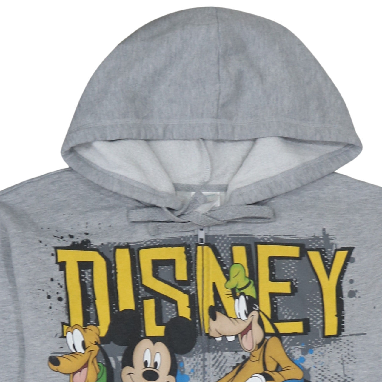 Disney Women's Grey Mickey & Friends Full Zip Hoodie Size M