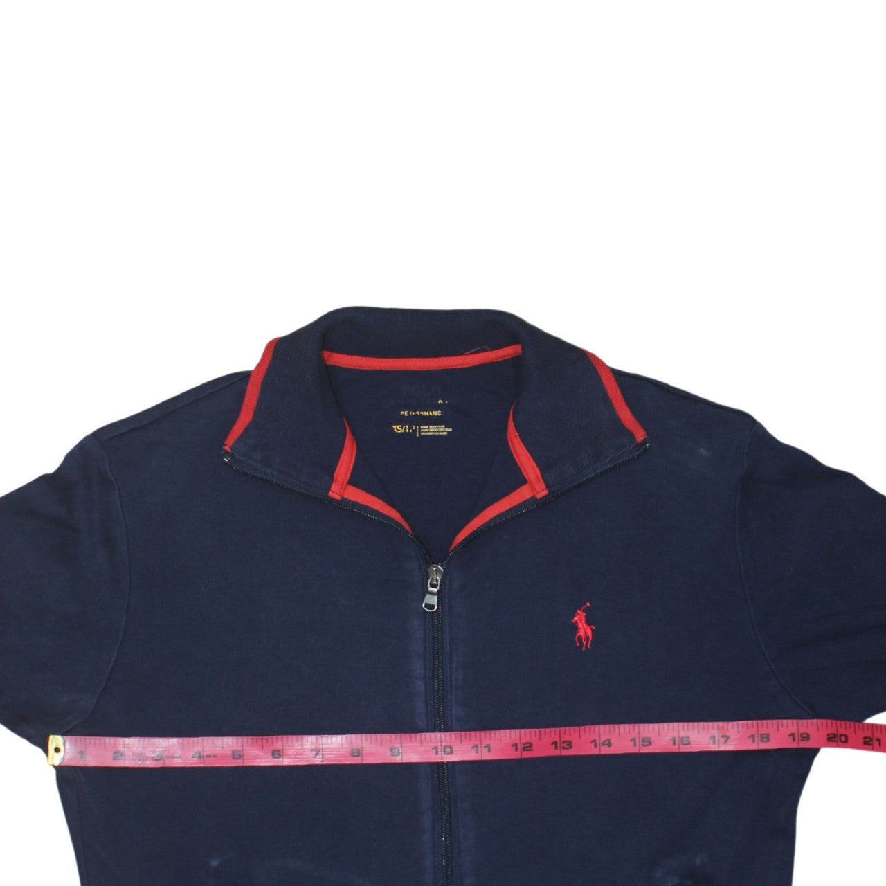 Ralph Lauren Men’s Blue Track Jacket XS Full Zip Cotton Blend