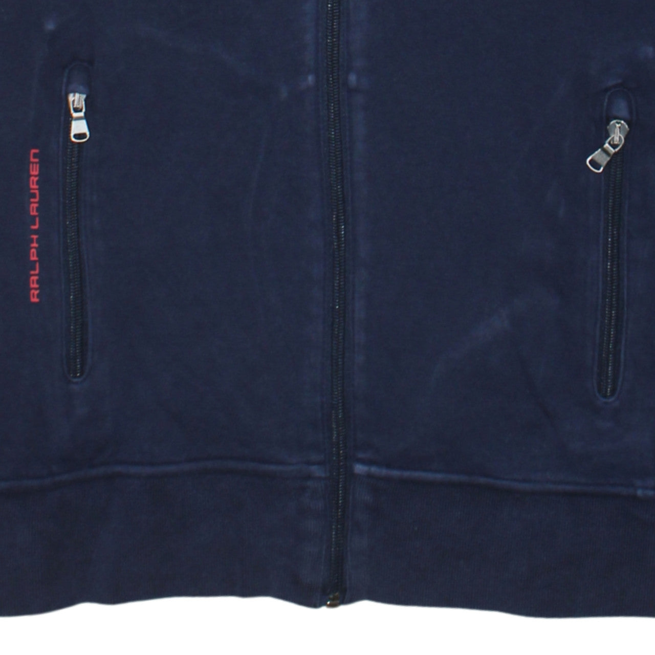 Ralph Lauren Men’s Blue Track Jacket XS Full Zip Cotton Blend