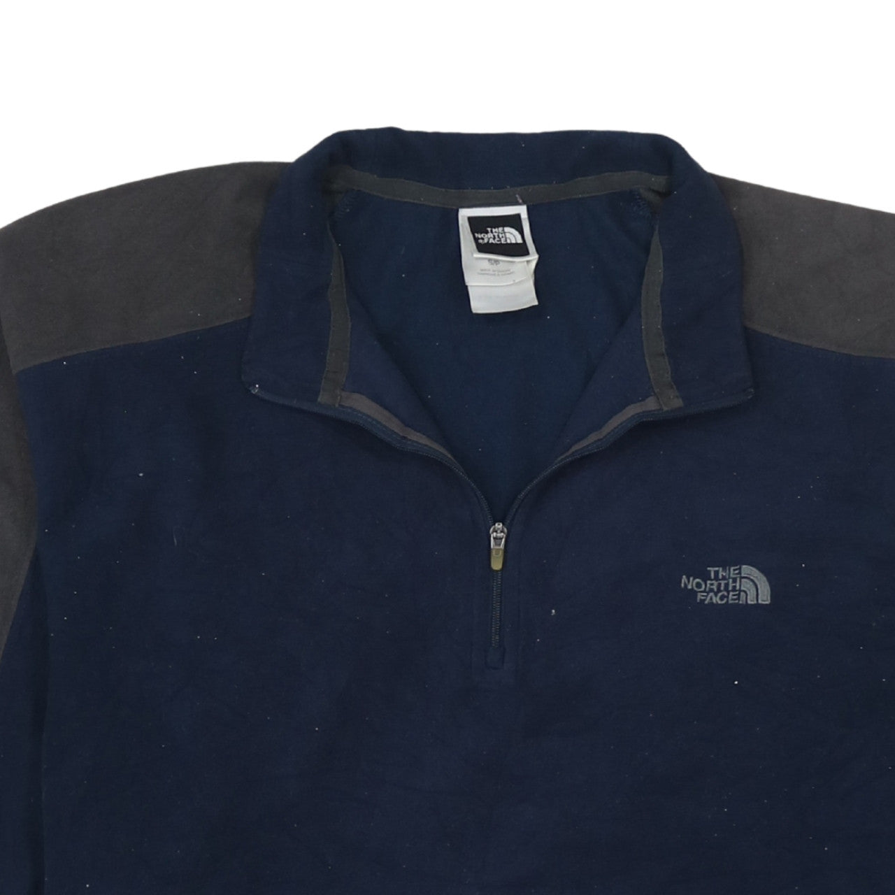 The North Face Men's Blue Fleece 1/2 Zip Pullover Sweatshirt S
