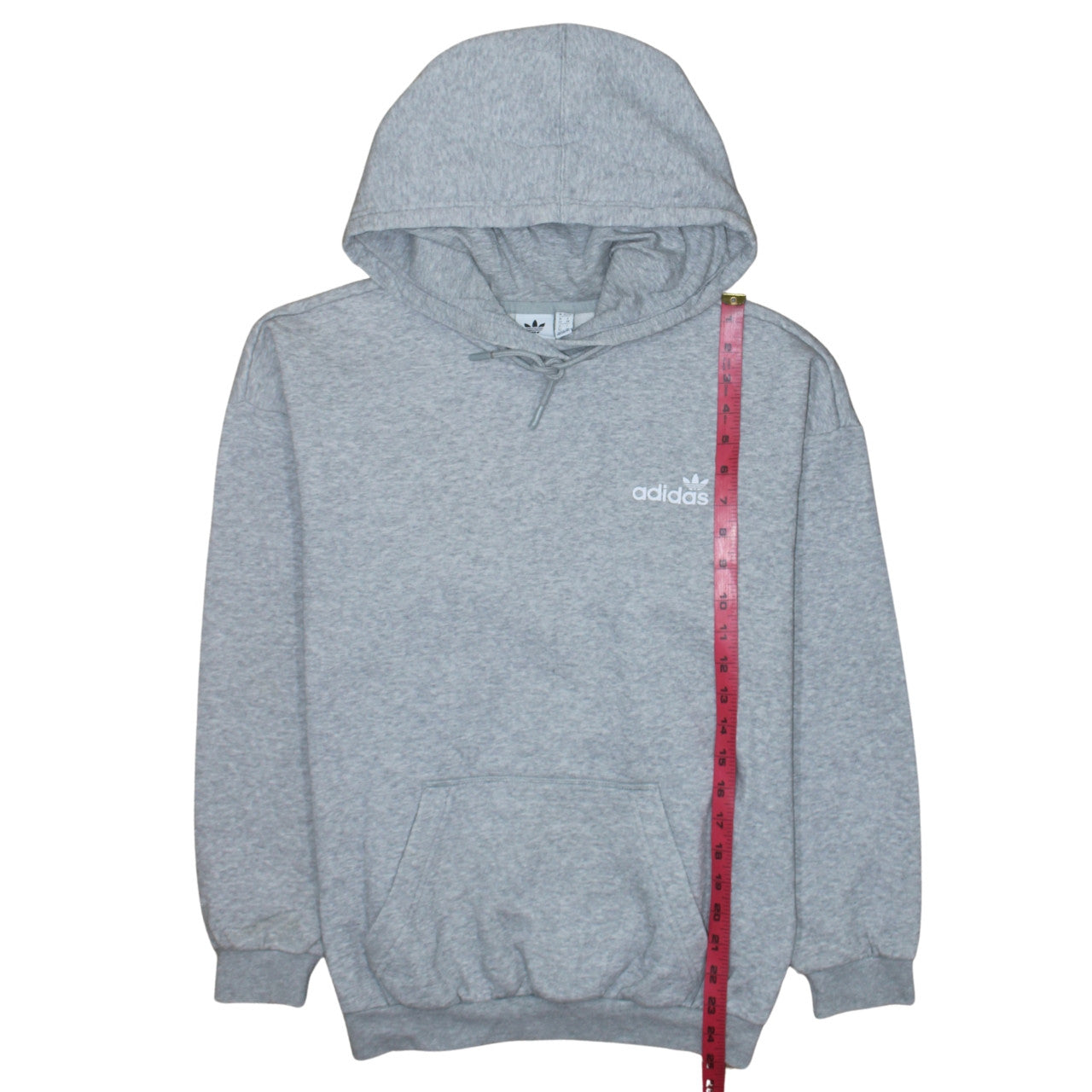 Adidas Women’s Grey Pullover Hoodie XS Cotton Blend Casual