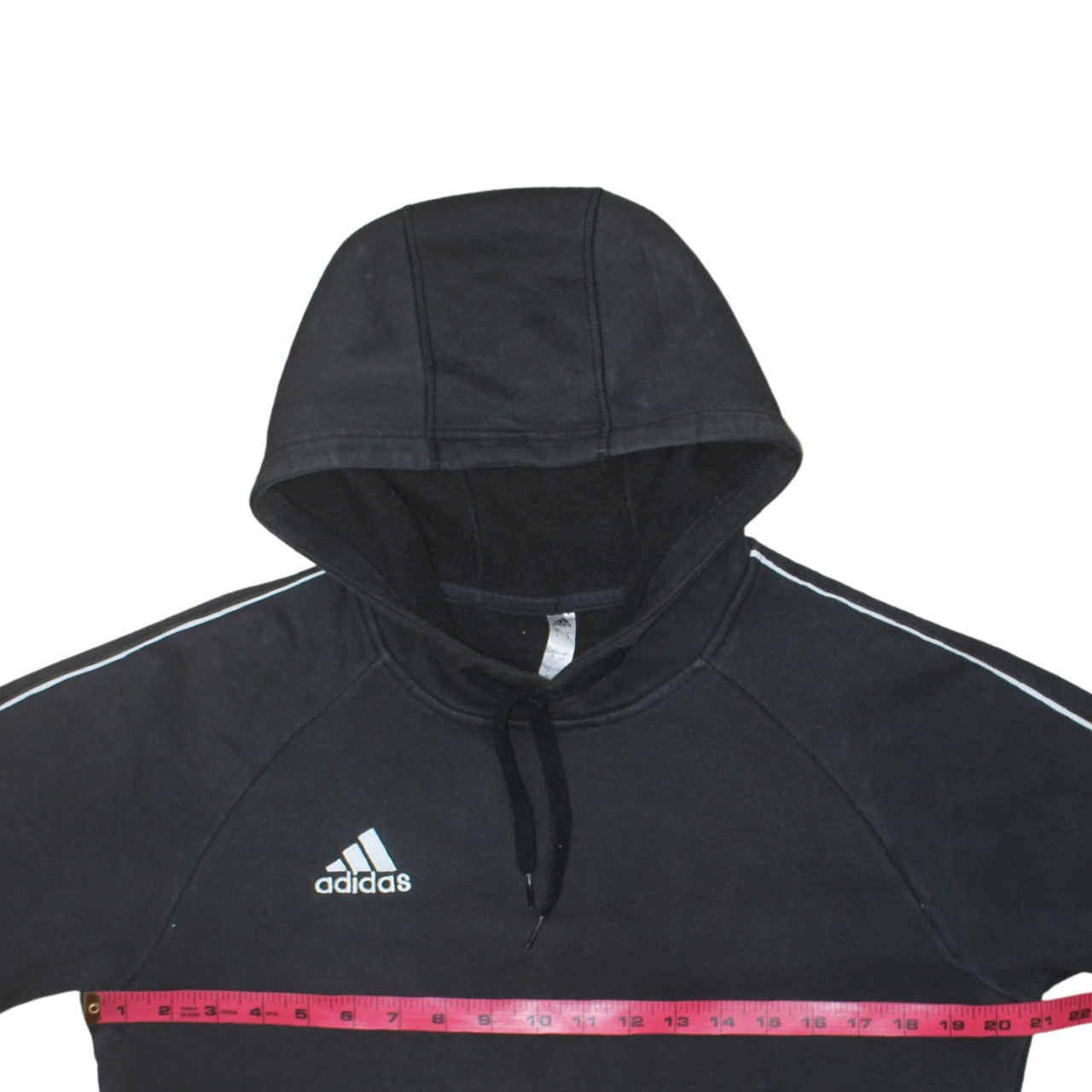 Adidas Men's Black Pullover Hoodie M Sports Fleece Regular Fit