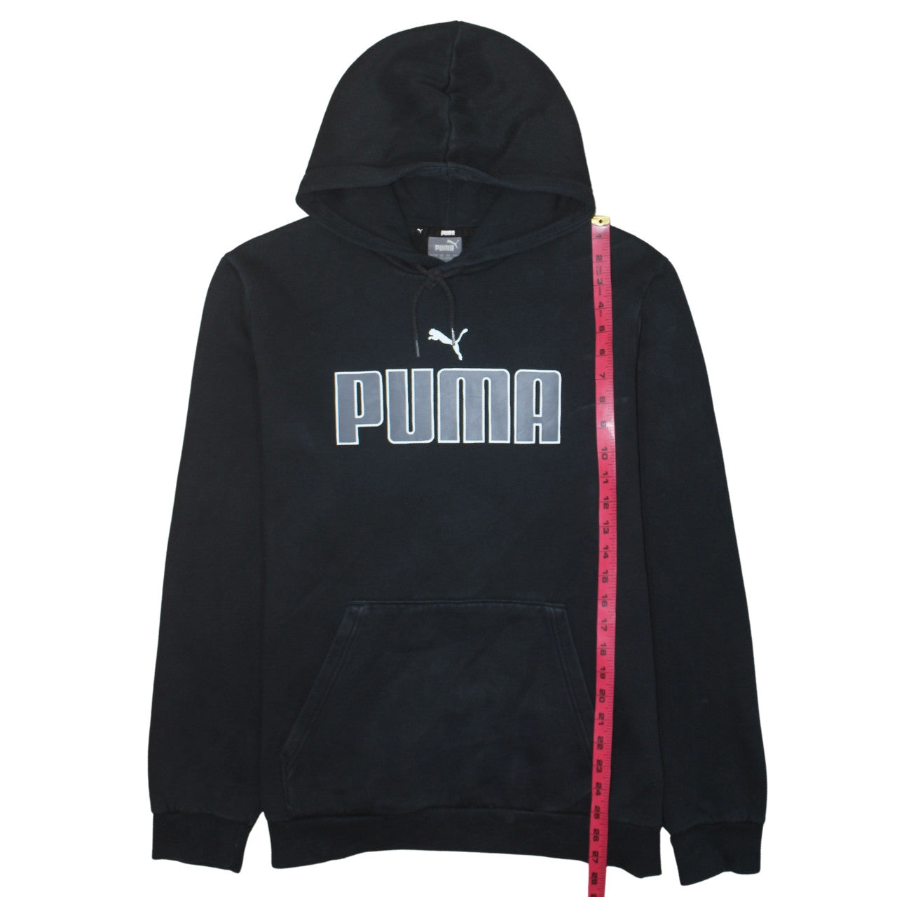 Puma Men's Black Pullover Hoodie XL Fleece Sportswear