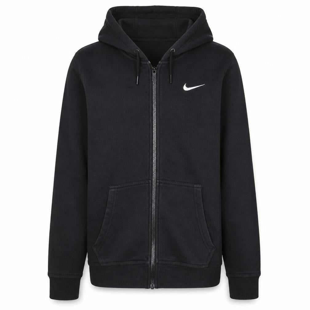 Nike Mens Black XS Full Zip Hoodie Fleece Sweatshirt