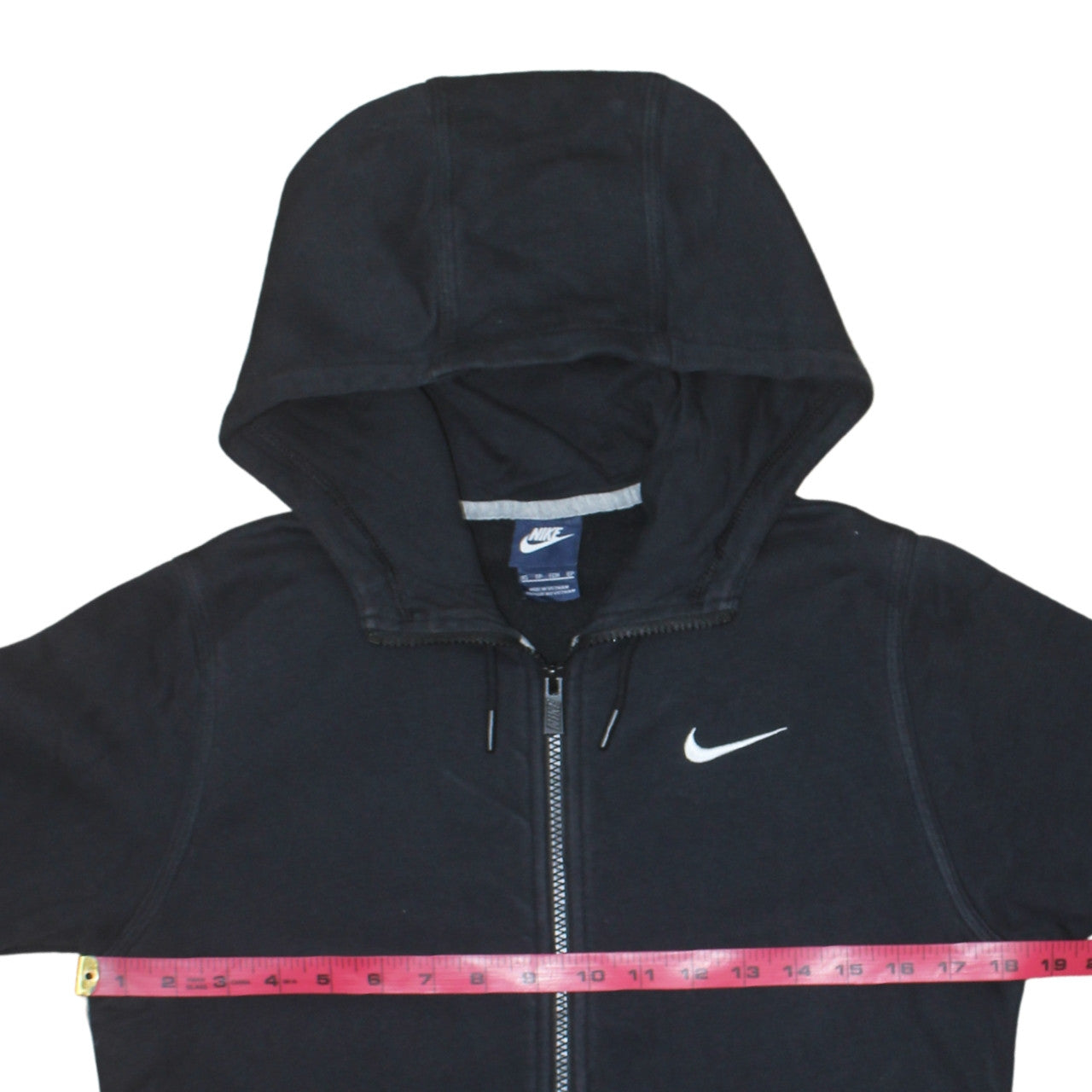 Nike Mens Black XS Full Zip Hoodie Fleece Sweatshirt