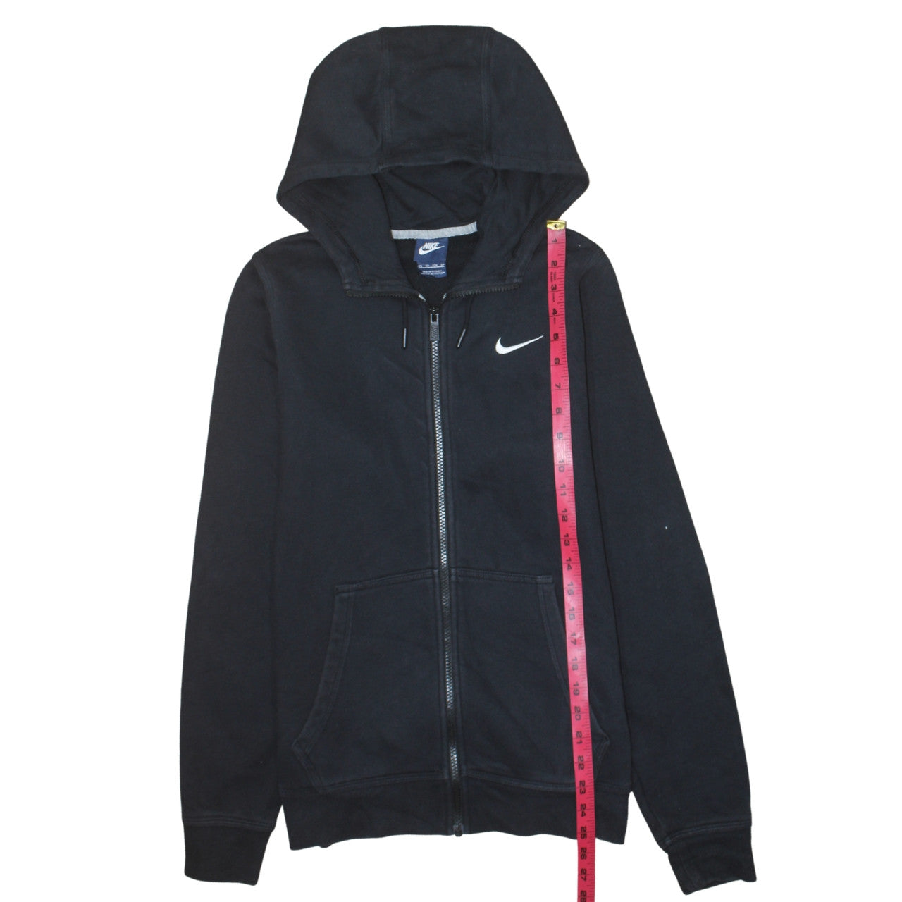 Nike Mens Black XS Full Zip Hoodie Fleece Sweatshirt