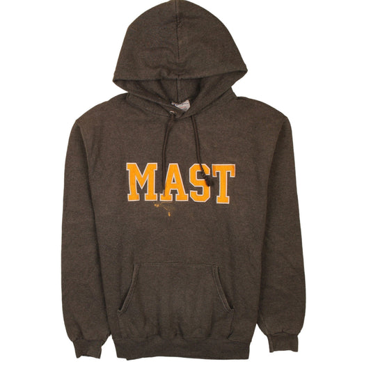 Champion Men's Brown Pullover Hoodie L College Graphic
