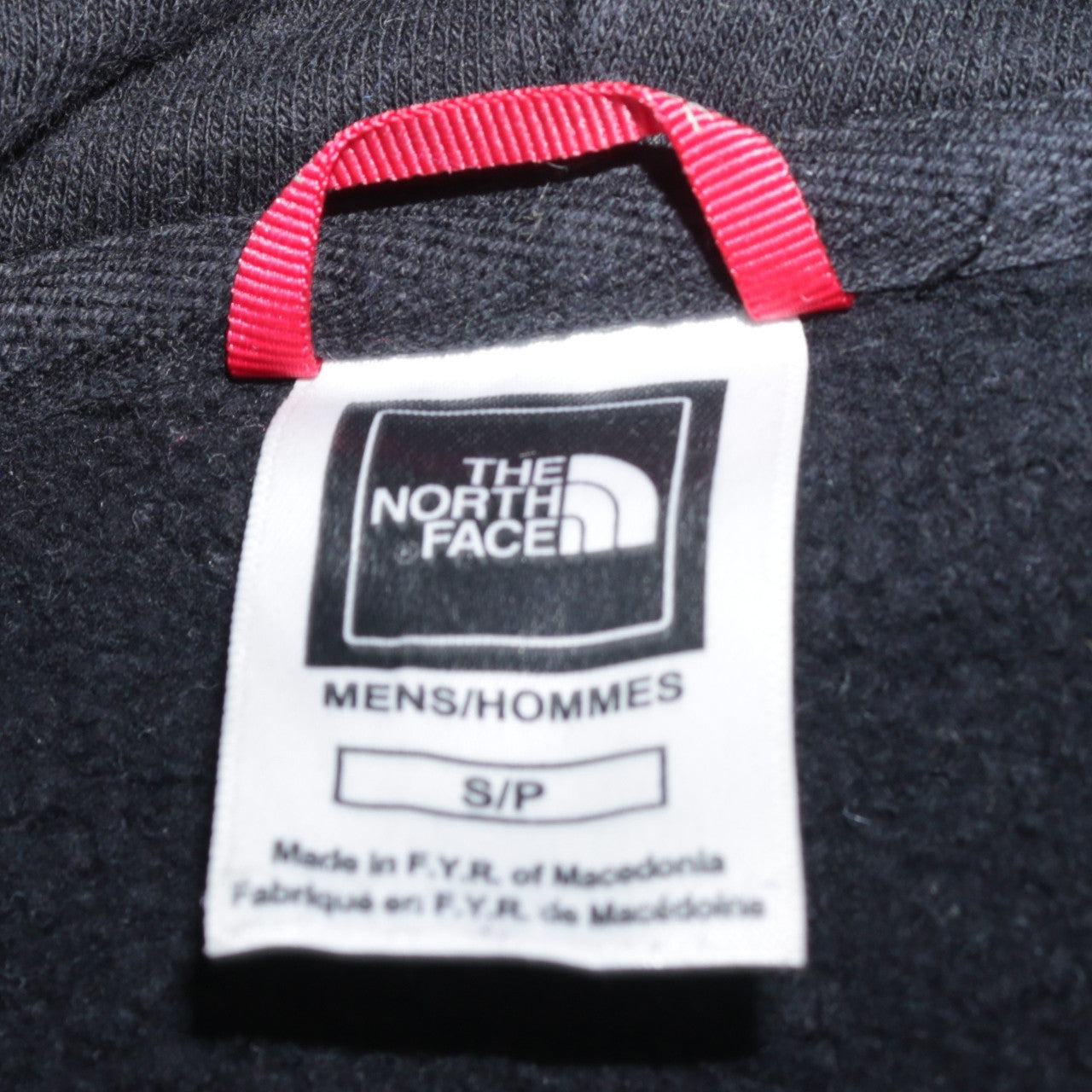 The North Face Men's Black Pullover Hoodie Small Cotton Graphic