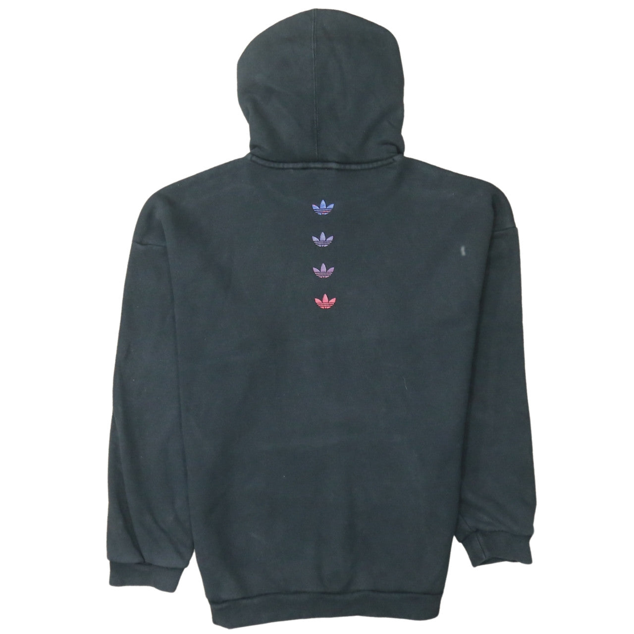 Adidas Womens Black XS Pullover Hoodie with Trefoil Logo