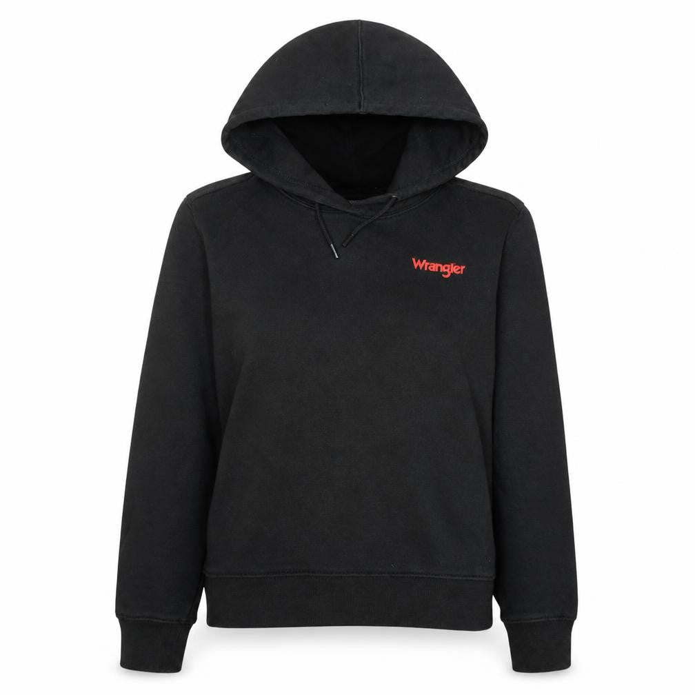Wrangler x Bob Marley Women's Black Hoodie Small 100% Cotton Pullover