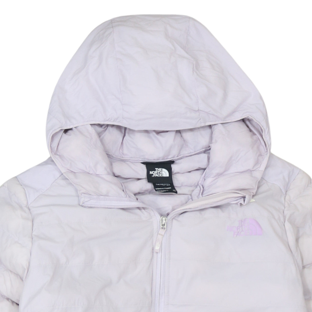 The North Face Womens White XL ThermoBall Eco Hooded Puffer Jacket