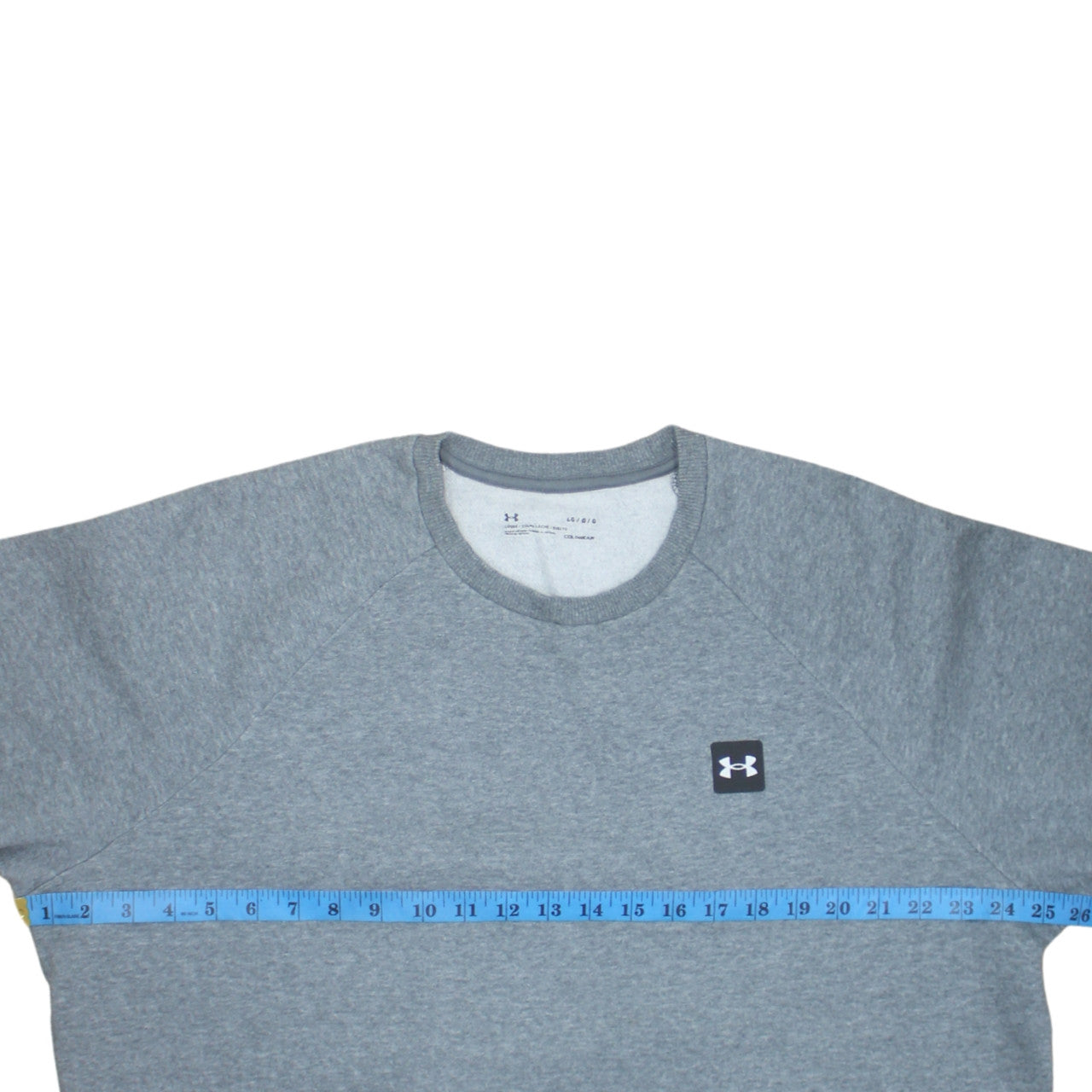 Under Armour Men’s Grey Crew Neck ColdGear Pullover Sweatshirt Size L