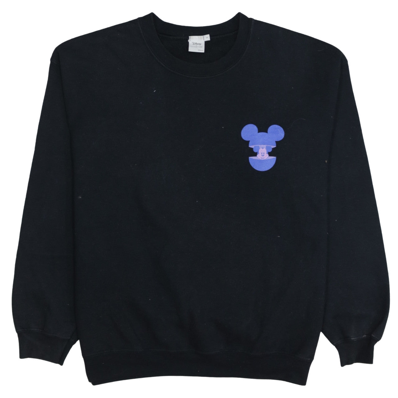 Disney x Skinnydip Womens Black Mickey Mouse Sweatshirt L