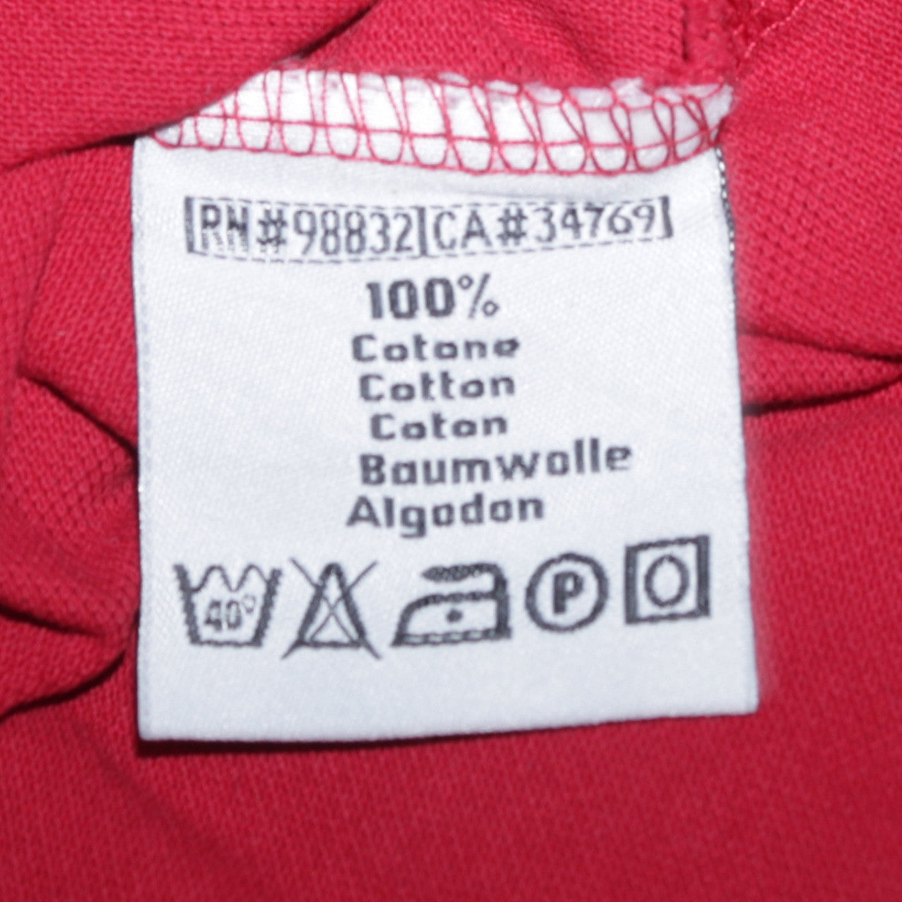 Robe Di Kappa Men's Red XL Golf Polo Shirt Embroidered Cotton