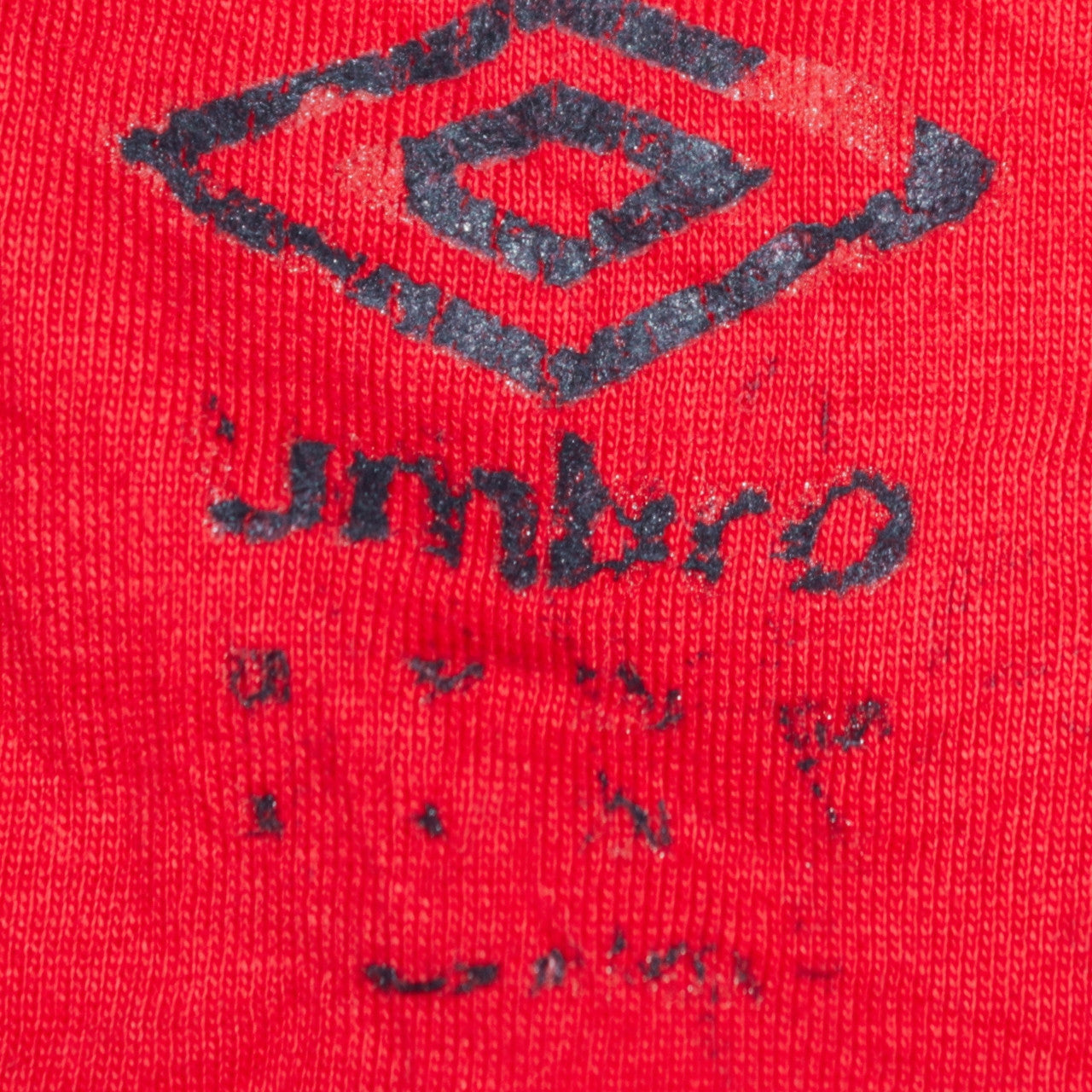 Umbro Men's Red Cotton Crew Neck Short Sleeve Sports T-Shirt Size L