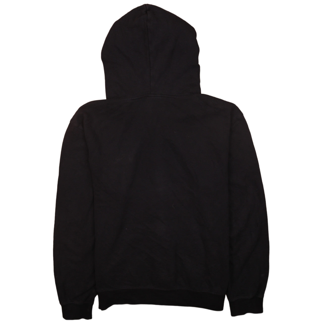 Champion Men's Black Full Zip Hoodie Size L with Logo