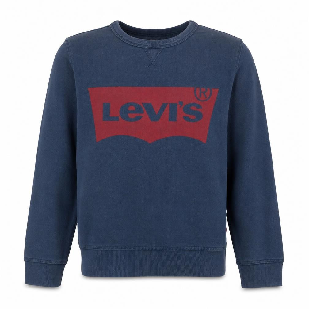 Levi's Boys Blue Logo Crew Neck Pullover Sweatshirt Age 14