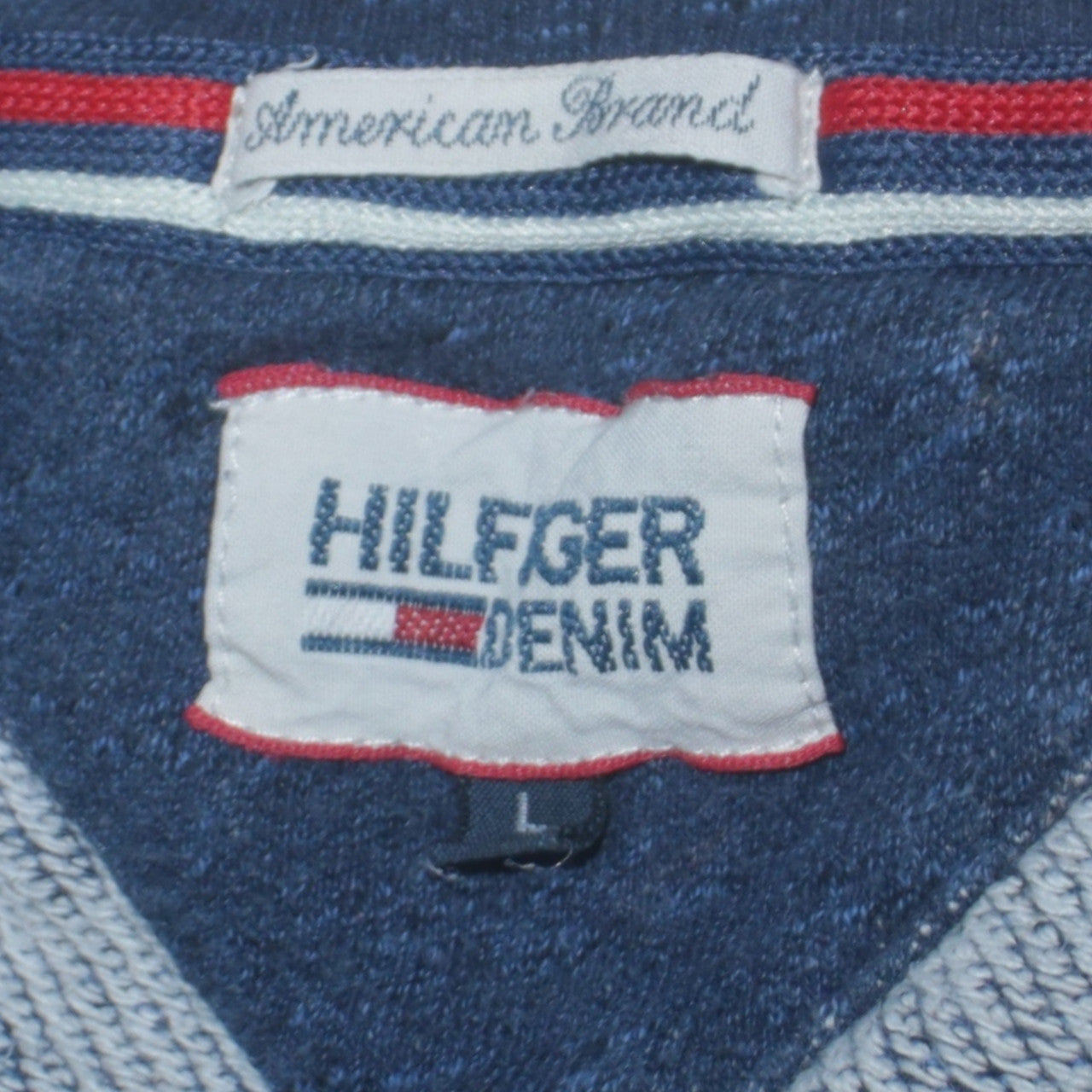 Tommy Hilfiger Men’s Blue 85 NYC Crew Neck Sweatshirt Size L