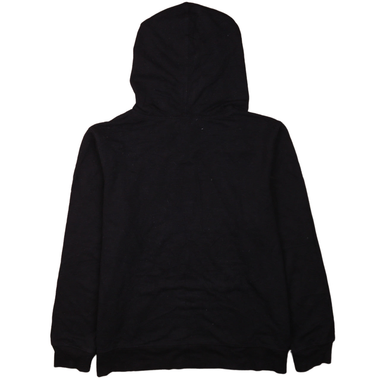 GAP Girls Black Pullover Hoodie L Embroidered Logo Casual Fleece