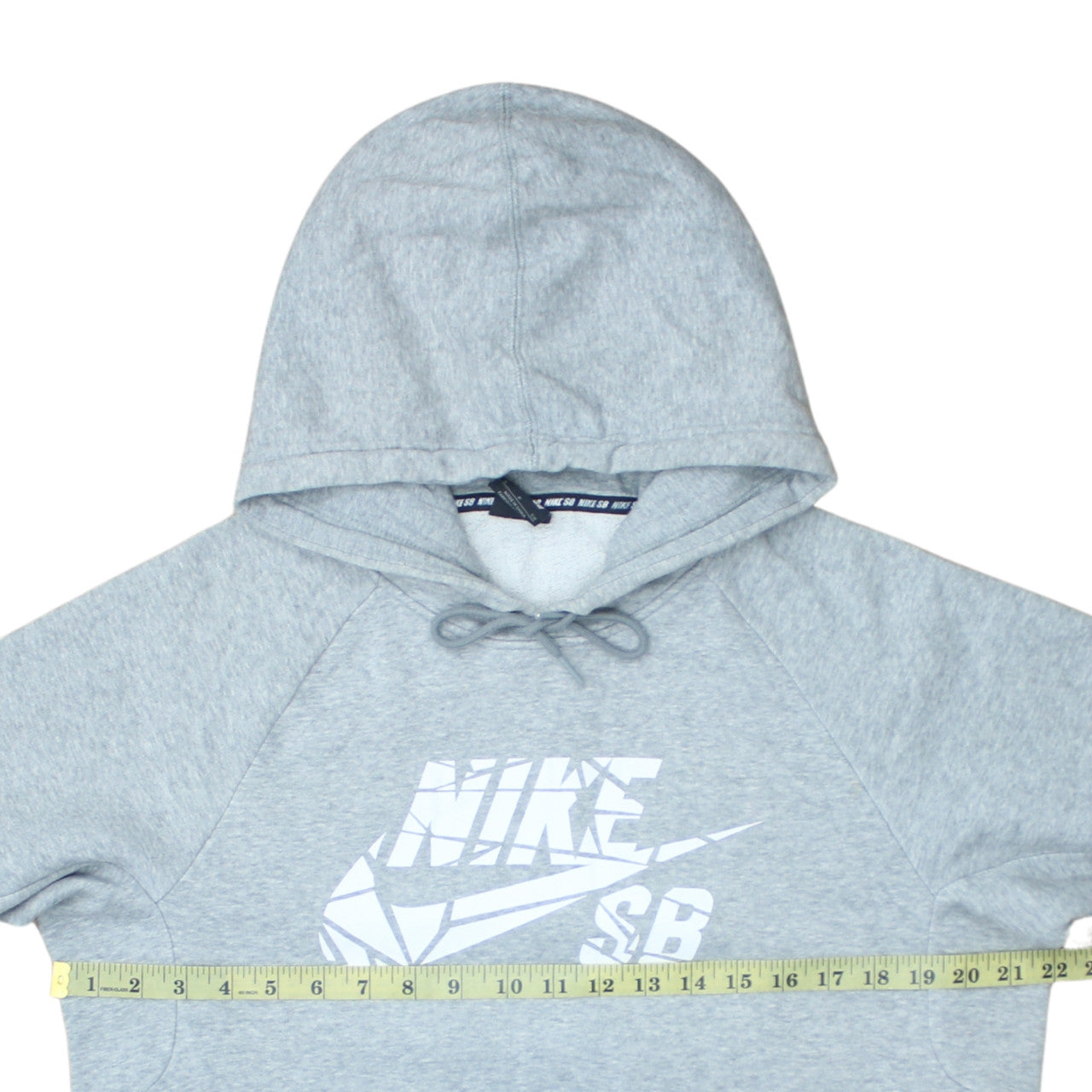 Nike SB Men's Grey Pullover Hoodie Size S Skateboarding Logo