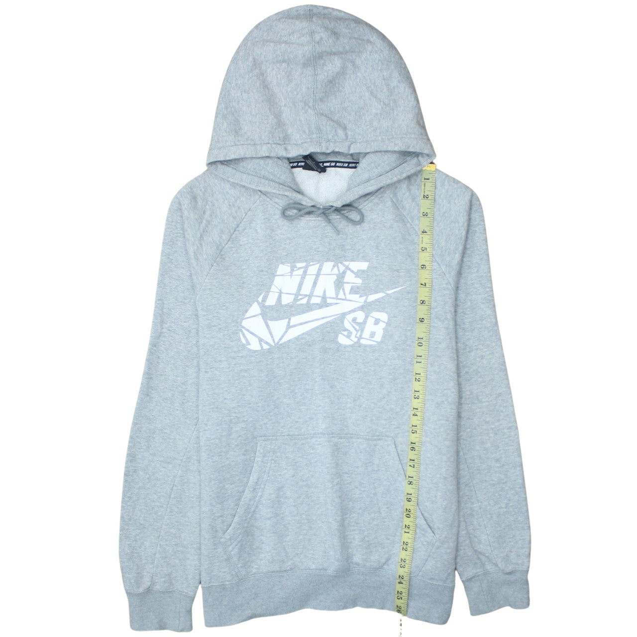 Nike SB Men's Grey Pullover Hoodie Size S Skateboarding Logo