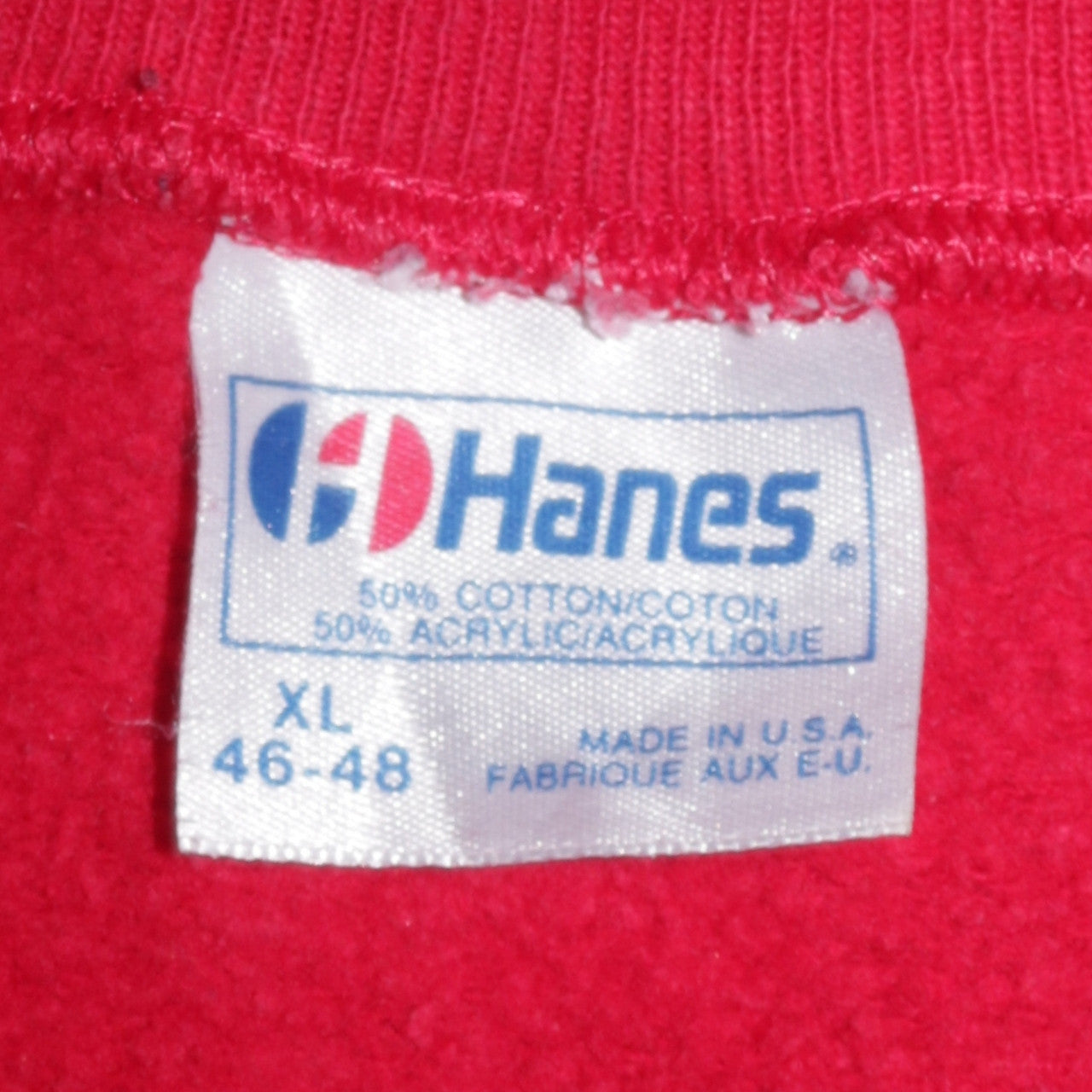 Hanes Men’s Red Christmas in Charleston Embroidered Vintage XL Sweatshirt