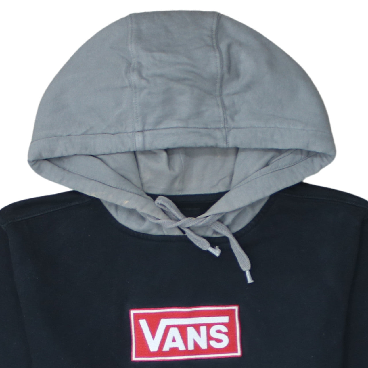 Vans Men's Black Pullover Hoodie XS Logo Fleece Skate Sweatshirt