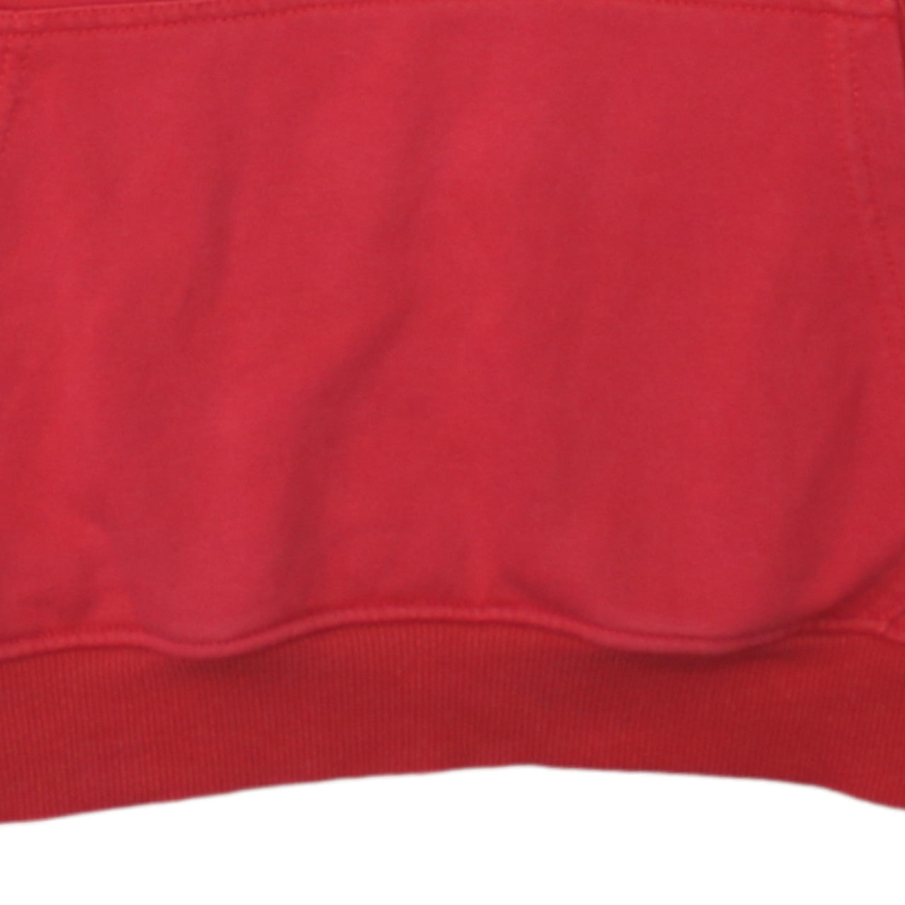 Champion Men's Red Pullover Hoodie M Sports Logo Fleece