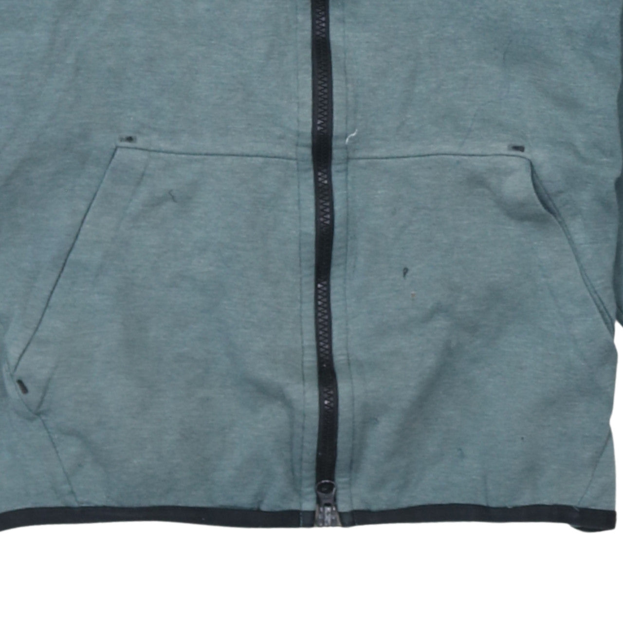 Nike Womens Green Full Zip Hoodie Small Hooded Sweatshirt