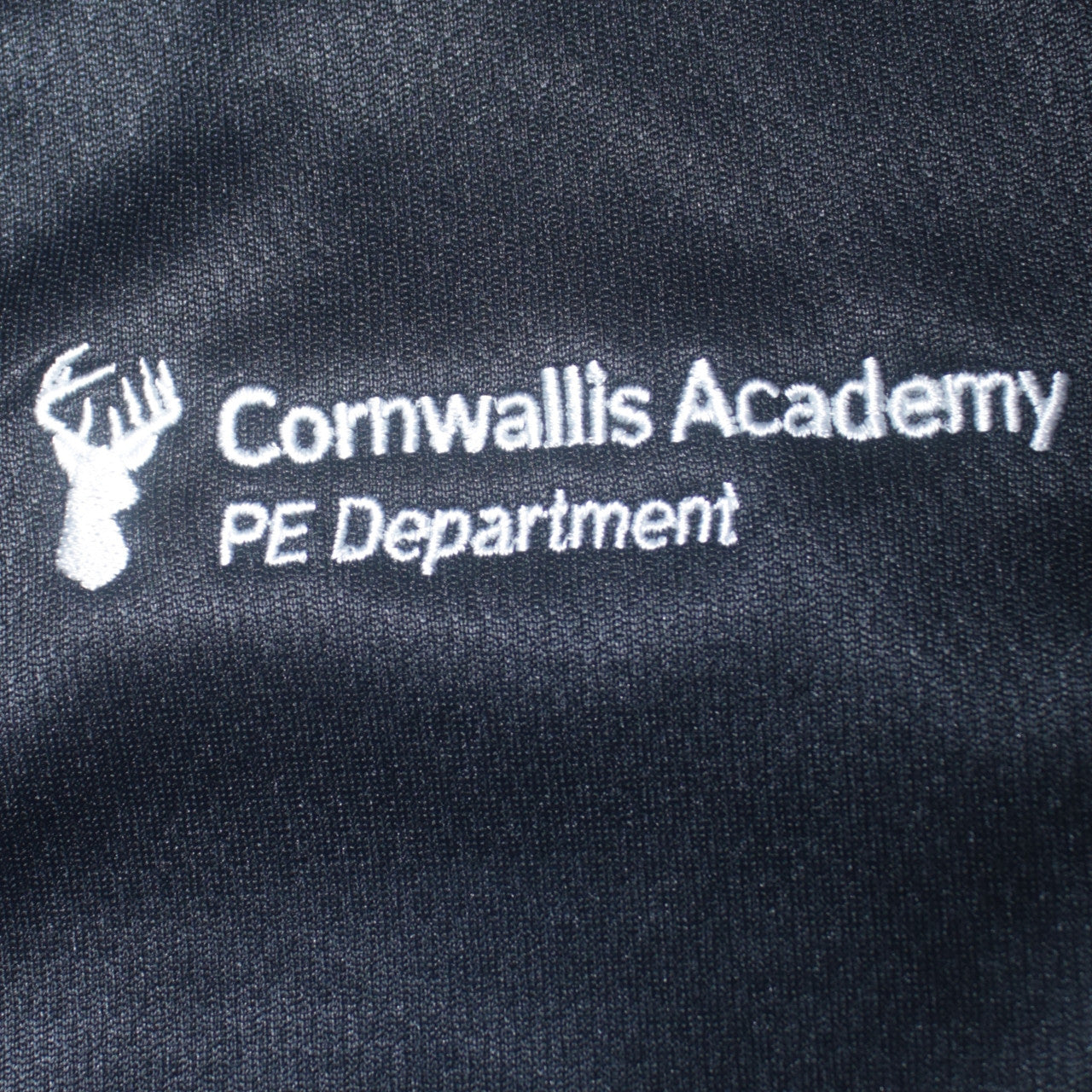 adidas Mens Black M 1/4 Zip Cornwallis Academy PE Sweatshirt