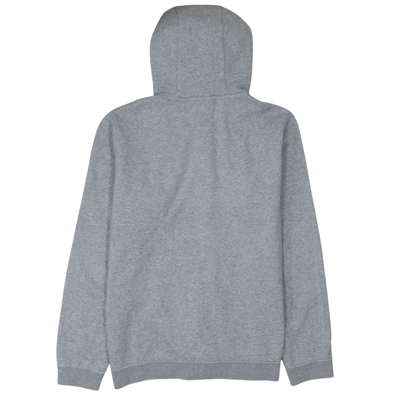 Nike Men's Grey Full Zip Hoodie L Regular Fit Fleece Sweatshirt