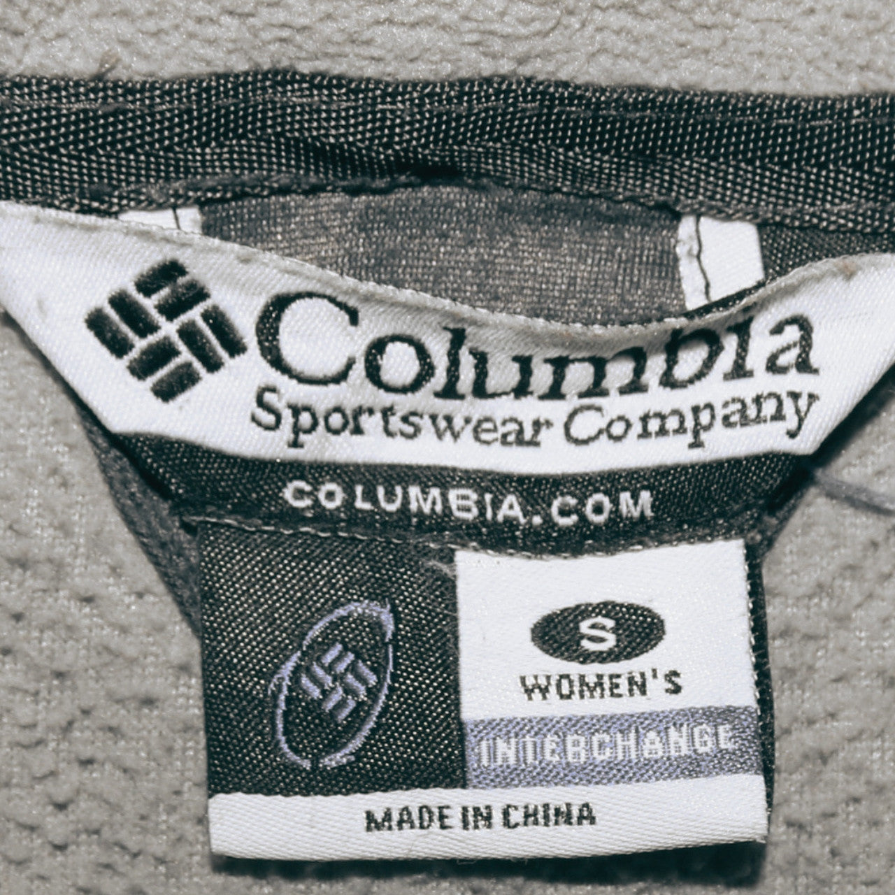Columbia Women's Beige Fleece Zip Jacket Size S Outdoor Casual