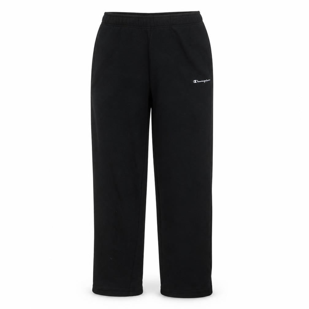 Champion Women Black Fleece Sweatpants Medium Regular Fit