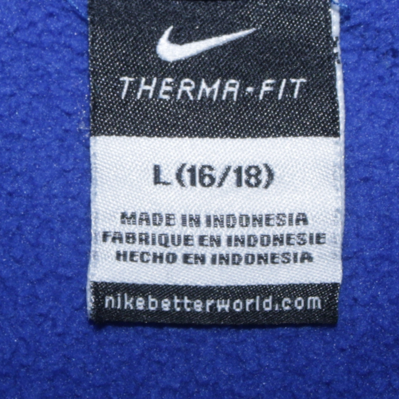 Nike Women Blue Therma-Fit Pullover Hoodie L 16/18 Duke Logo