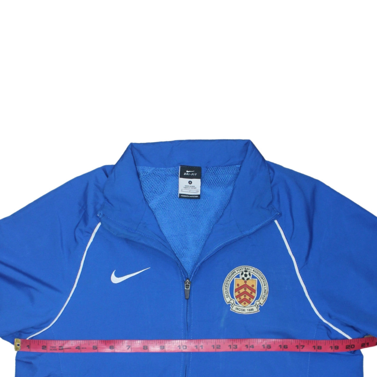 Nike Men's Blue Dri-Fit Football Windbreaker Jacket Size S