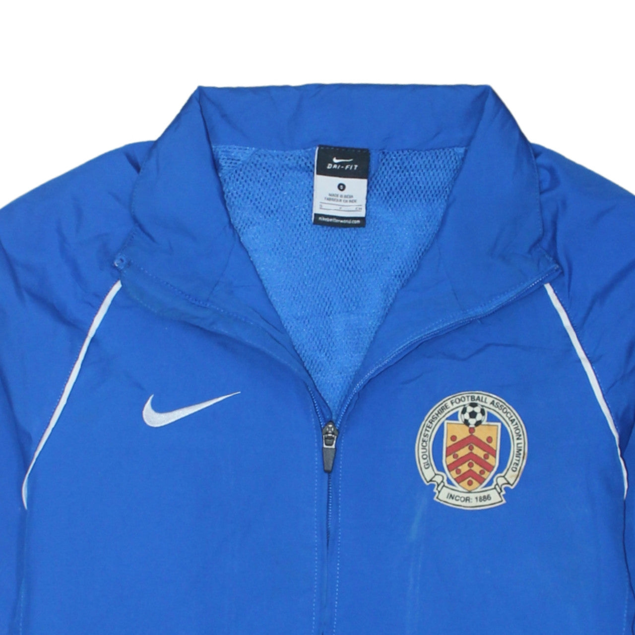 Nike Men's Blue Dri-Fit Football Windbreaker Jacket Size S