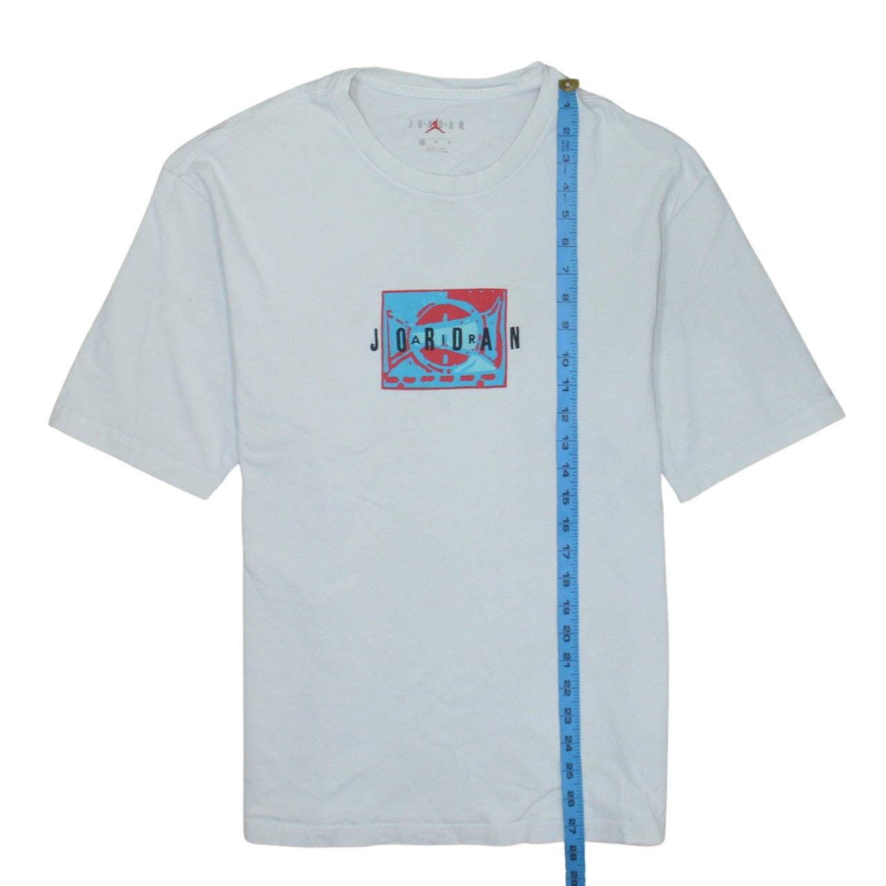 Nike Jordan Men's White Graphic Print Short Sleeve T-Shirt M