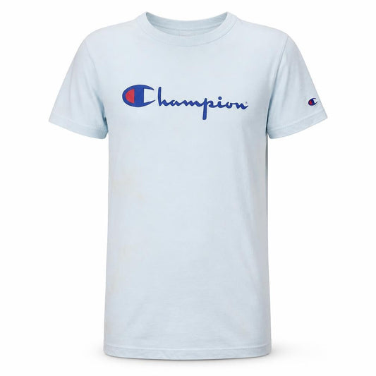 Champion Men's White Small Short Sleeve Graphic Logo T-Shirt