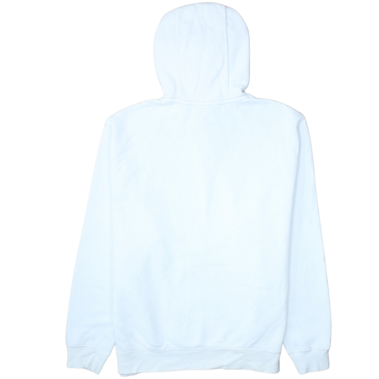 Nike Men's White L Pullover Hoodie Fleece Logo Sweatshirt