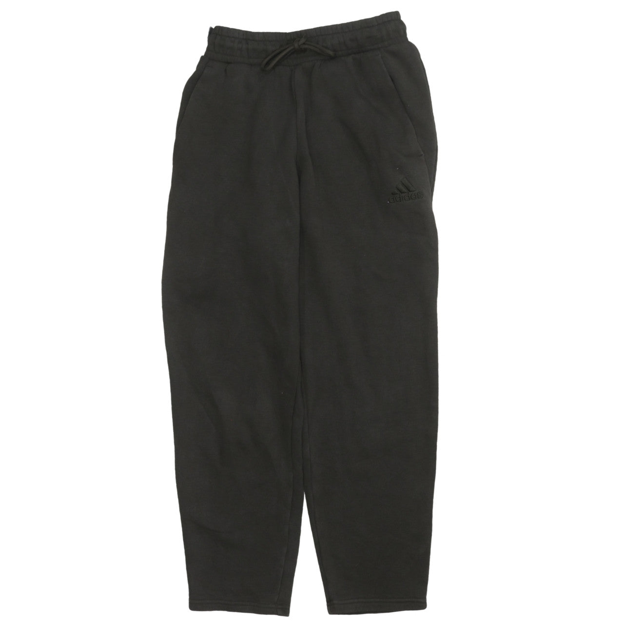 adidas Men's Black Fleece Sweatpants M Regular Fit Drawstring Comfort