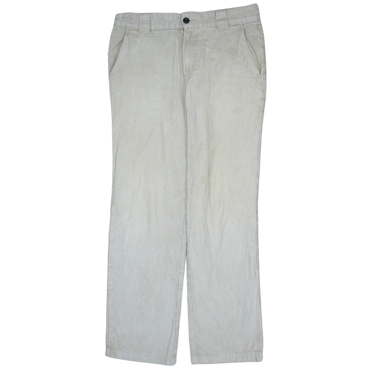 Dickies Men's Beige Corduroy Chino Trousers Size 31W Regular