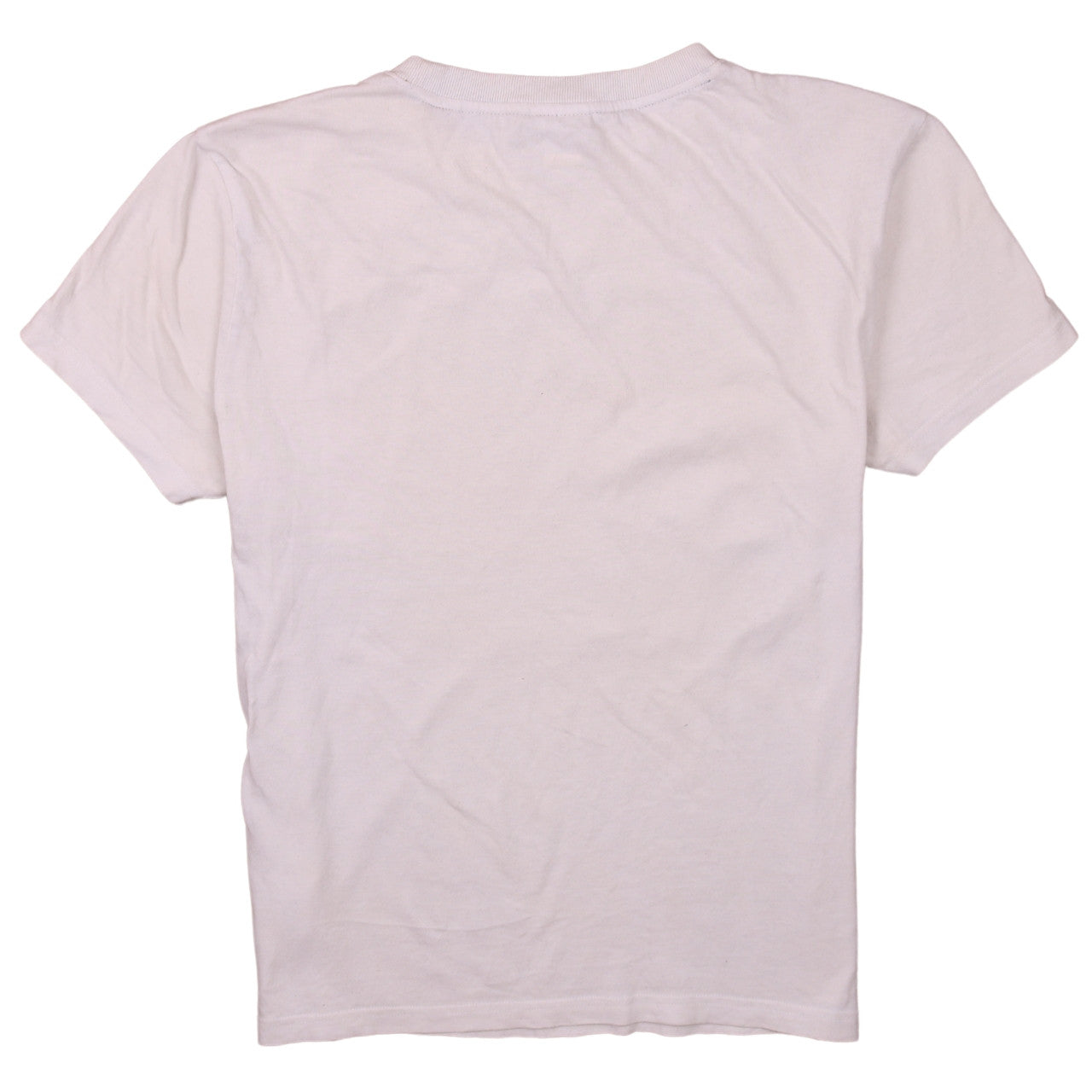 Tommy Jeans Men's White Small Graphic Logo Cotton T-Shirt
