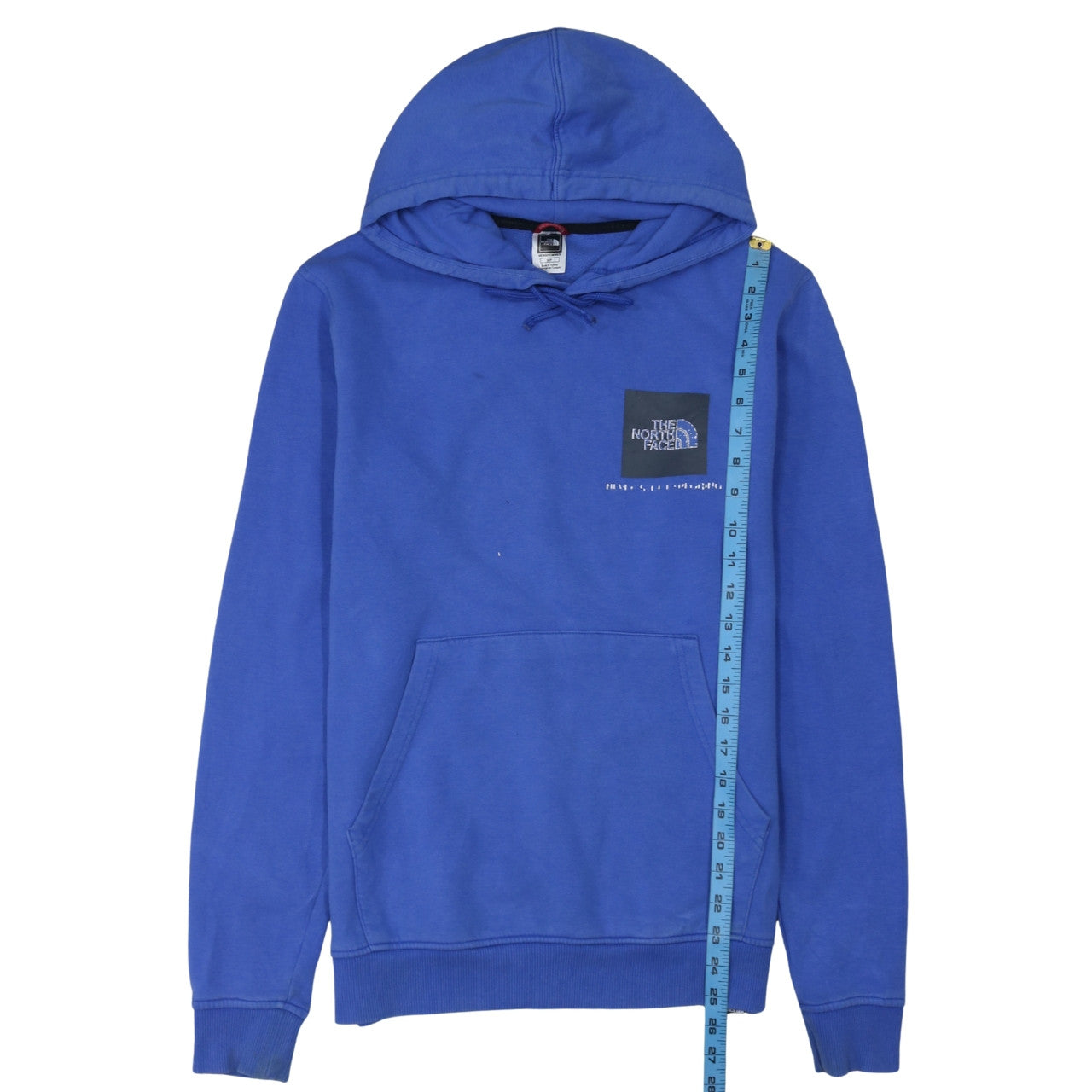 The North Face Mens Blue Small Pullover Hoodie Sweatshirt