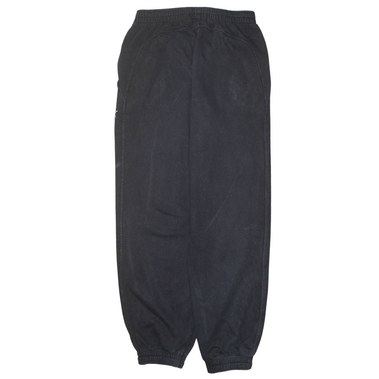 Puma Womens Black Jogger Sweatpants M Cotton Blend Elastic Waist