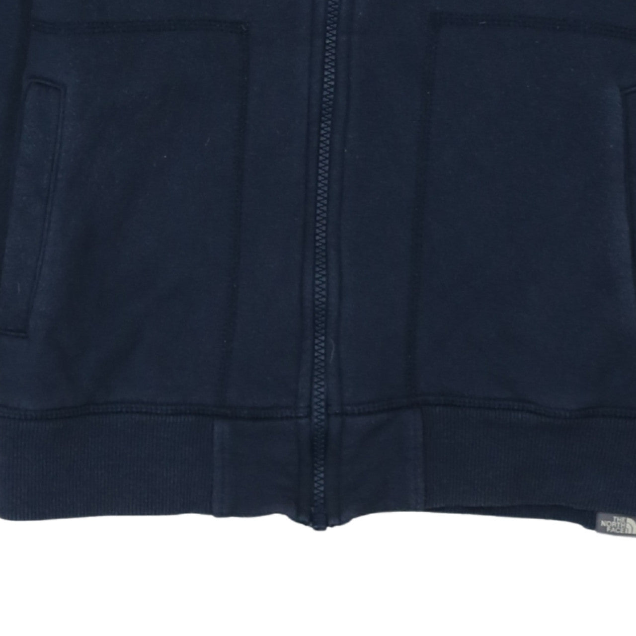 The North Face Boys Navy Full Zip Hoodie L Cotton Blend Outdoor