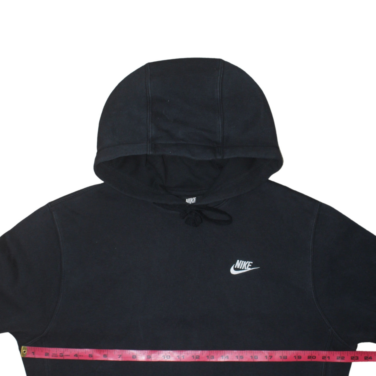 Nike Men's Black Pullover Hoodie Medium Cotton Blend Fleece