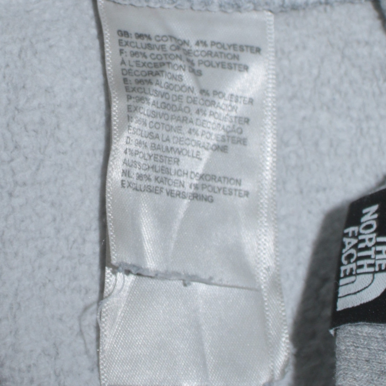 The North Face Mens Grey XS Pullover Hoodie Graphic Logo