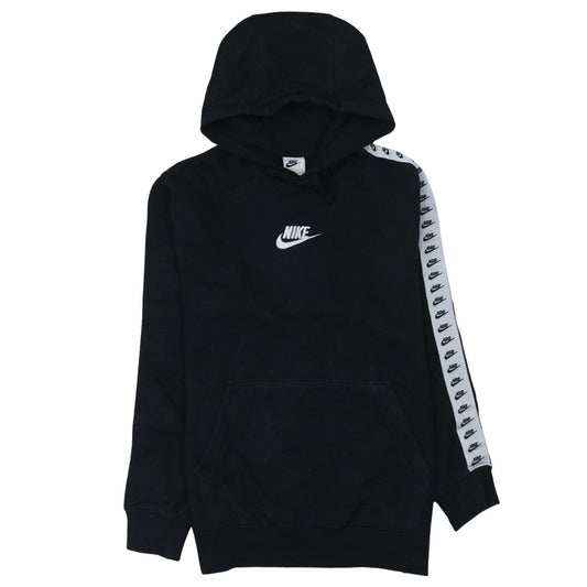 Nike Men's Black Pullover Hoodie Size S Logo Sleeve Sportswear