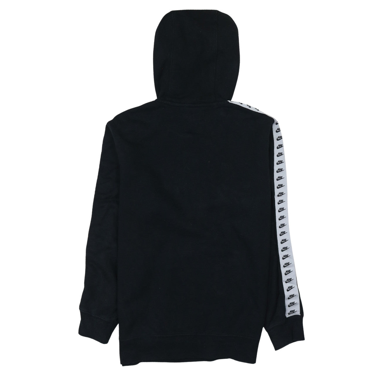 Nike Men's Black Pullover Hoodie Size S Logo Sleeve Sportswear
