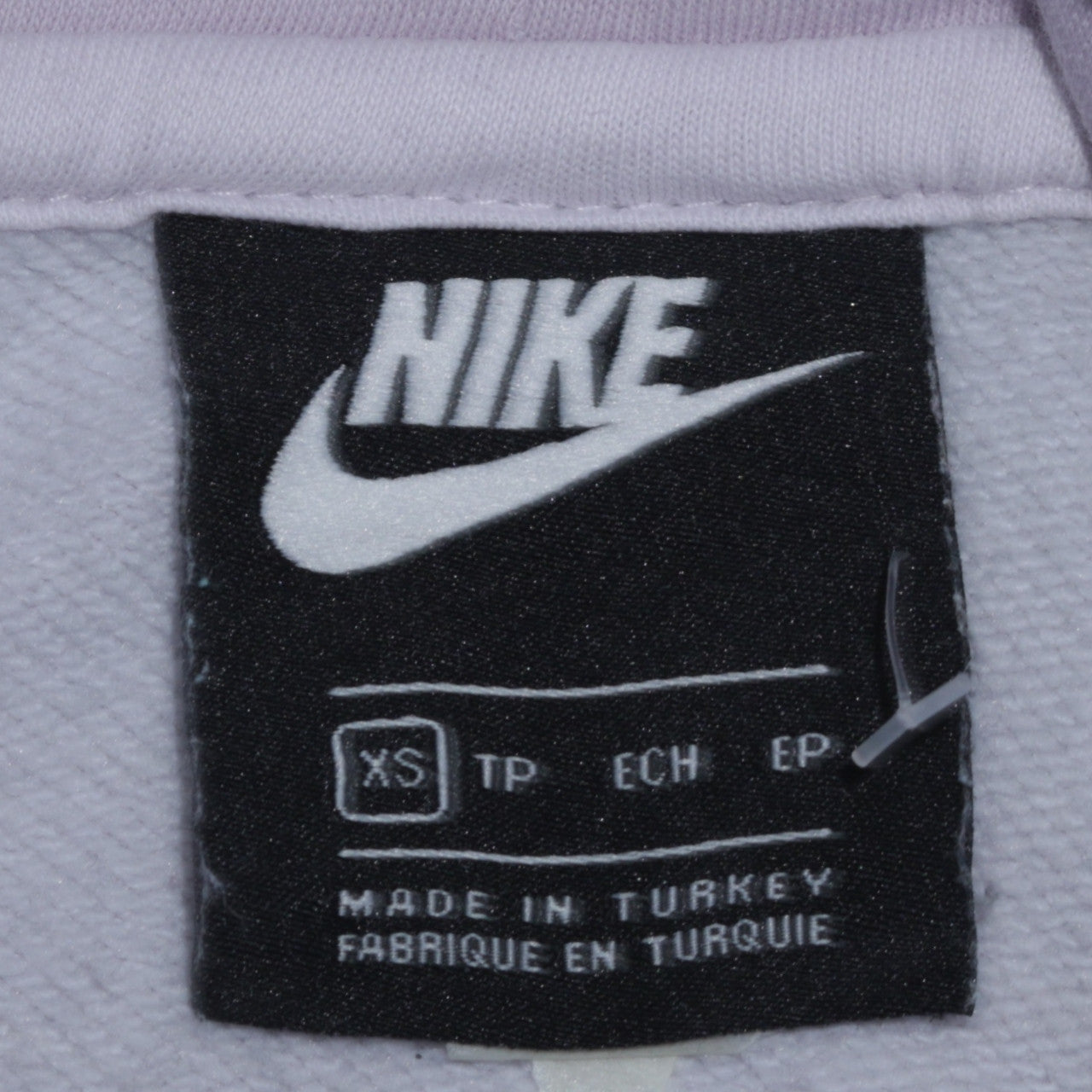 Nike Women’s White XS Pullover Hoodie Cotton Blend Drawstring